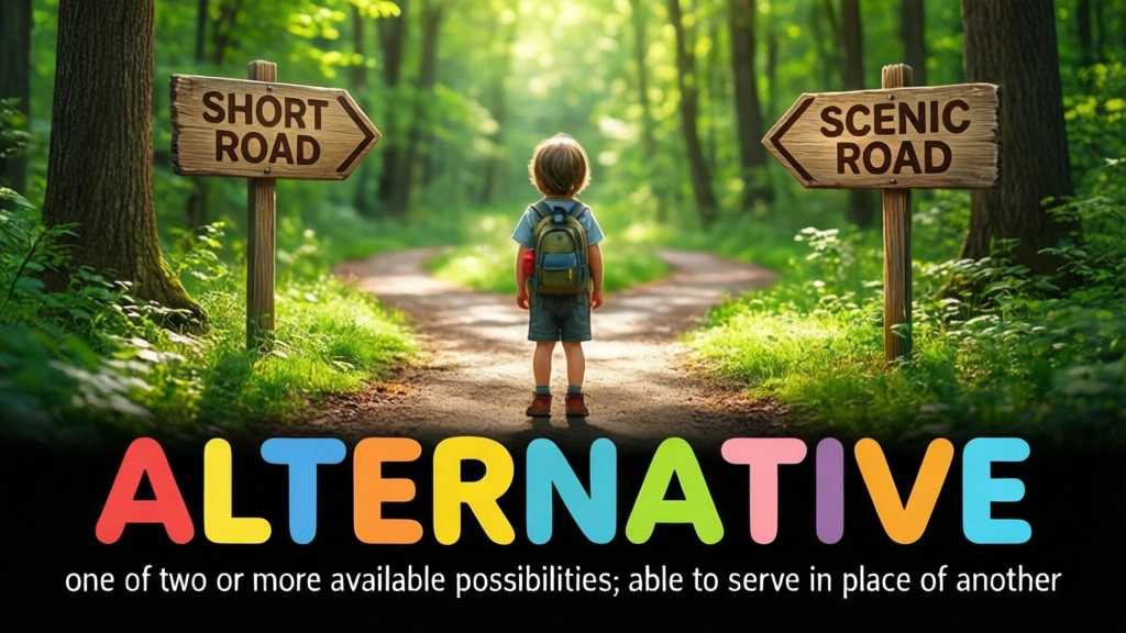 English Illustration for alternative